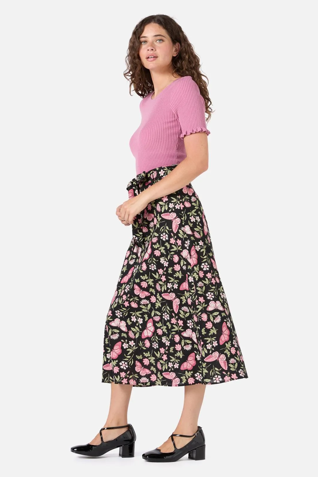 Yvette Butterfly Midi Skirt sold by Princess Highway product image thumbnail 3