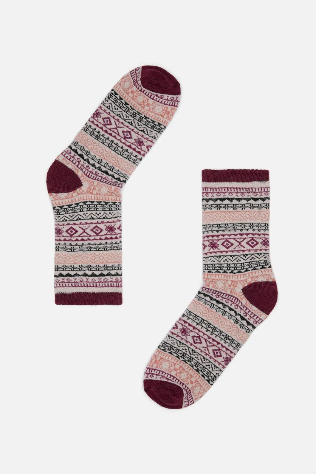 Dark Red Autumn Sock sold by Princess Highway