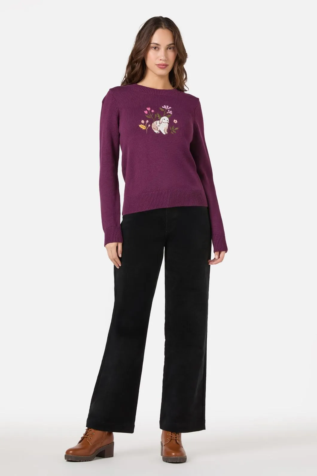 Rabbit Embroidered Jumper sold by Princess Highway product image thumbnail 2