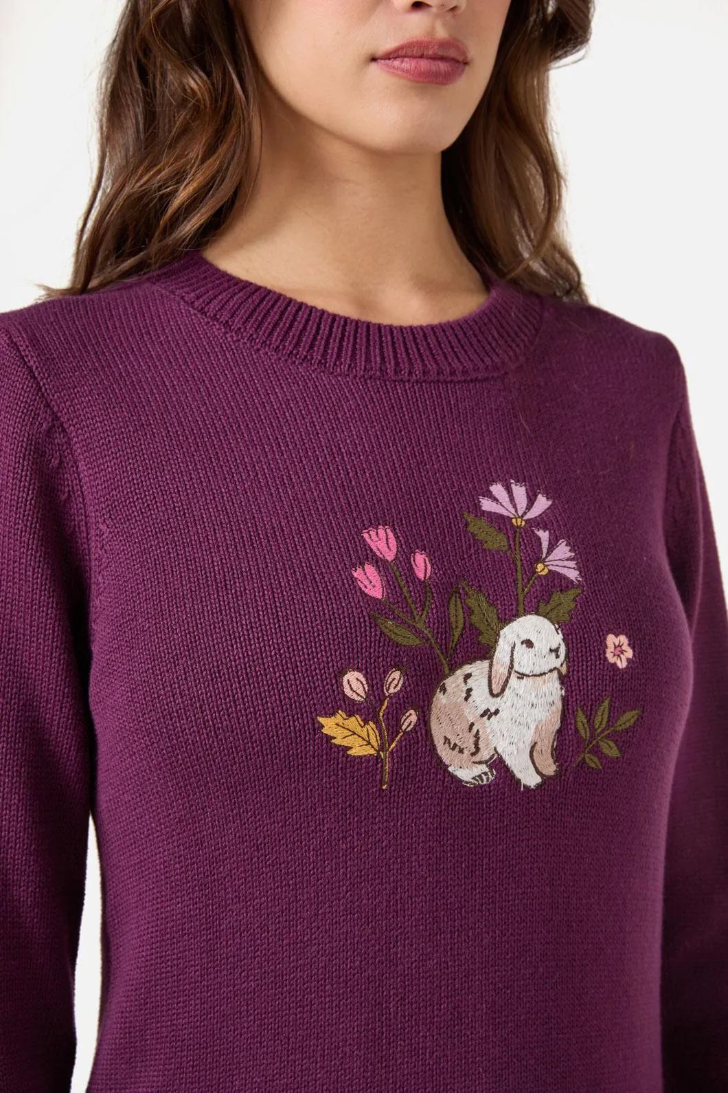 Rabbit Embroidered Jumper sold by Princess Highway product image thumbnail 5