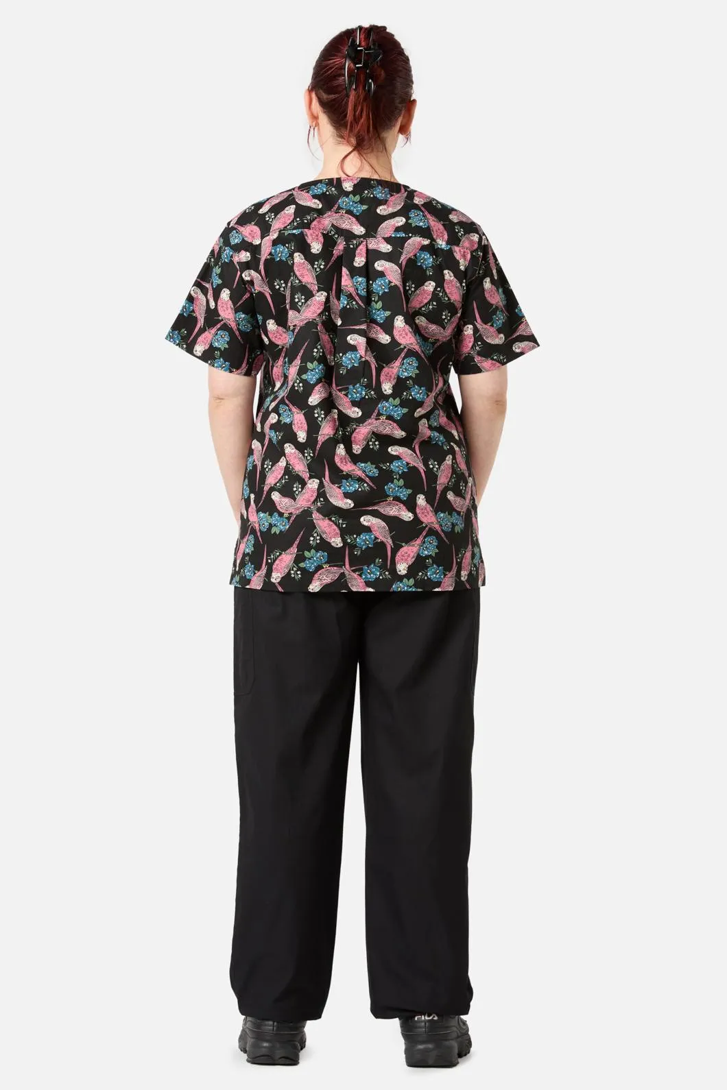 Budgie Love Top & PantScrubSet sold by Princess Highway product image thumbnail 4