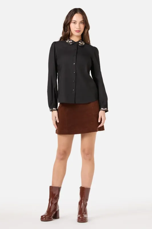 Flora Bee Embroidered Blouse sold by Princess Highway