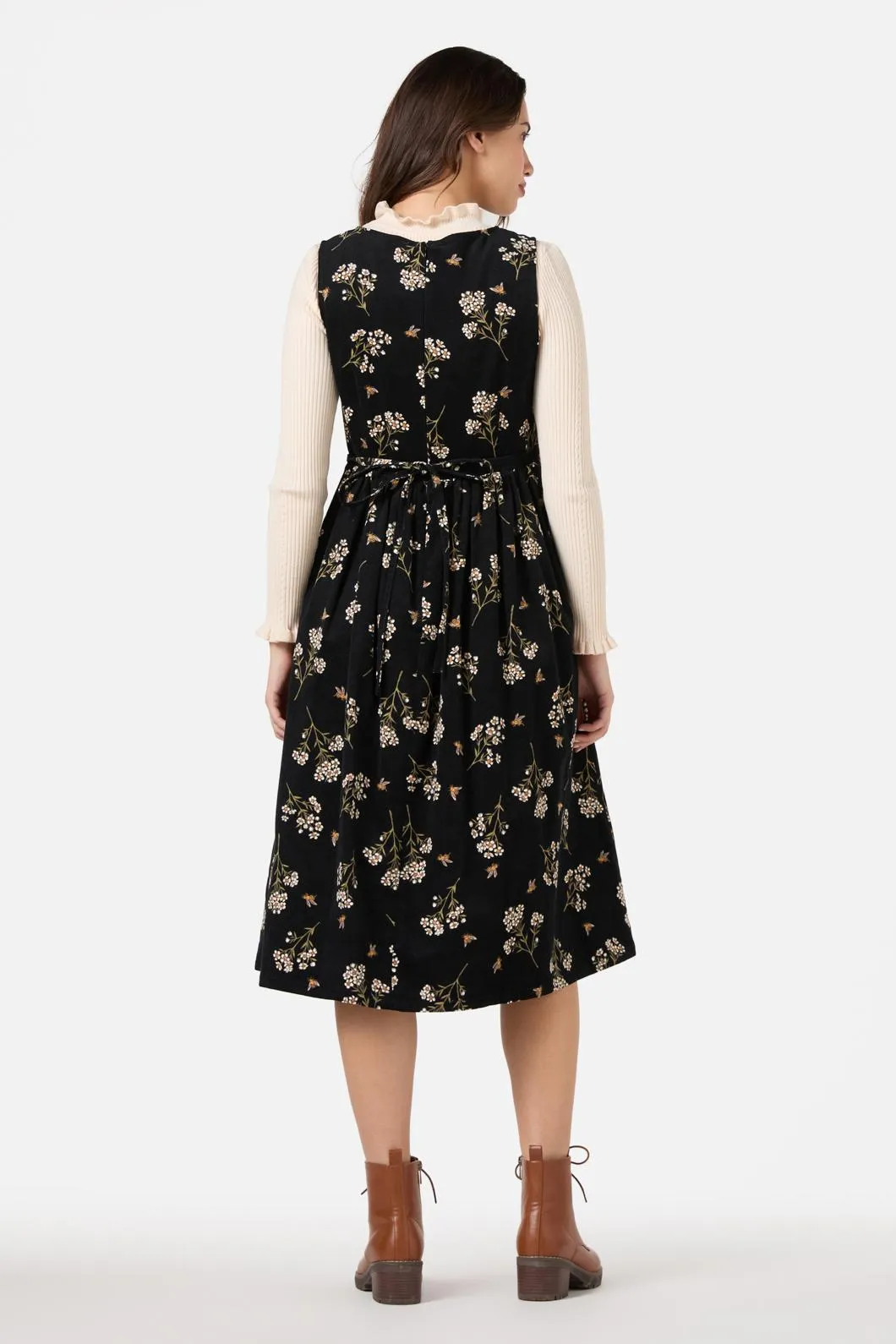 Flora Bee Cord Midi Dress sold by Princess Highway product image thumbnail 4