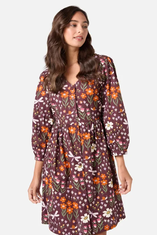 Garden Life Button Front Dress sold by Princess Highway