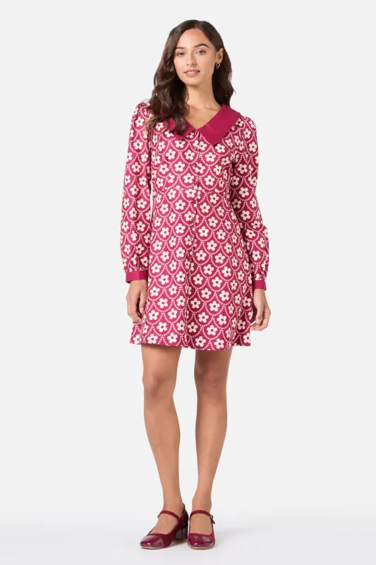 Megan Cute Collar Mini Dress sold by Princess Highway