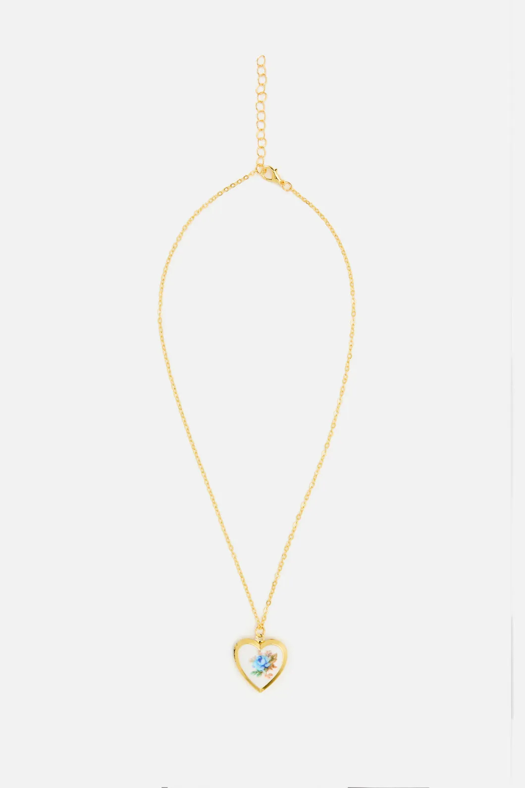 Blue Flower Vintage Locket sold by Princess Highway