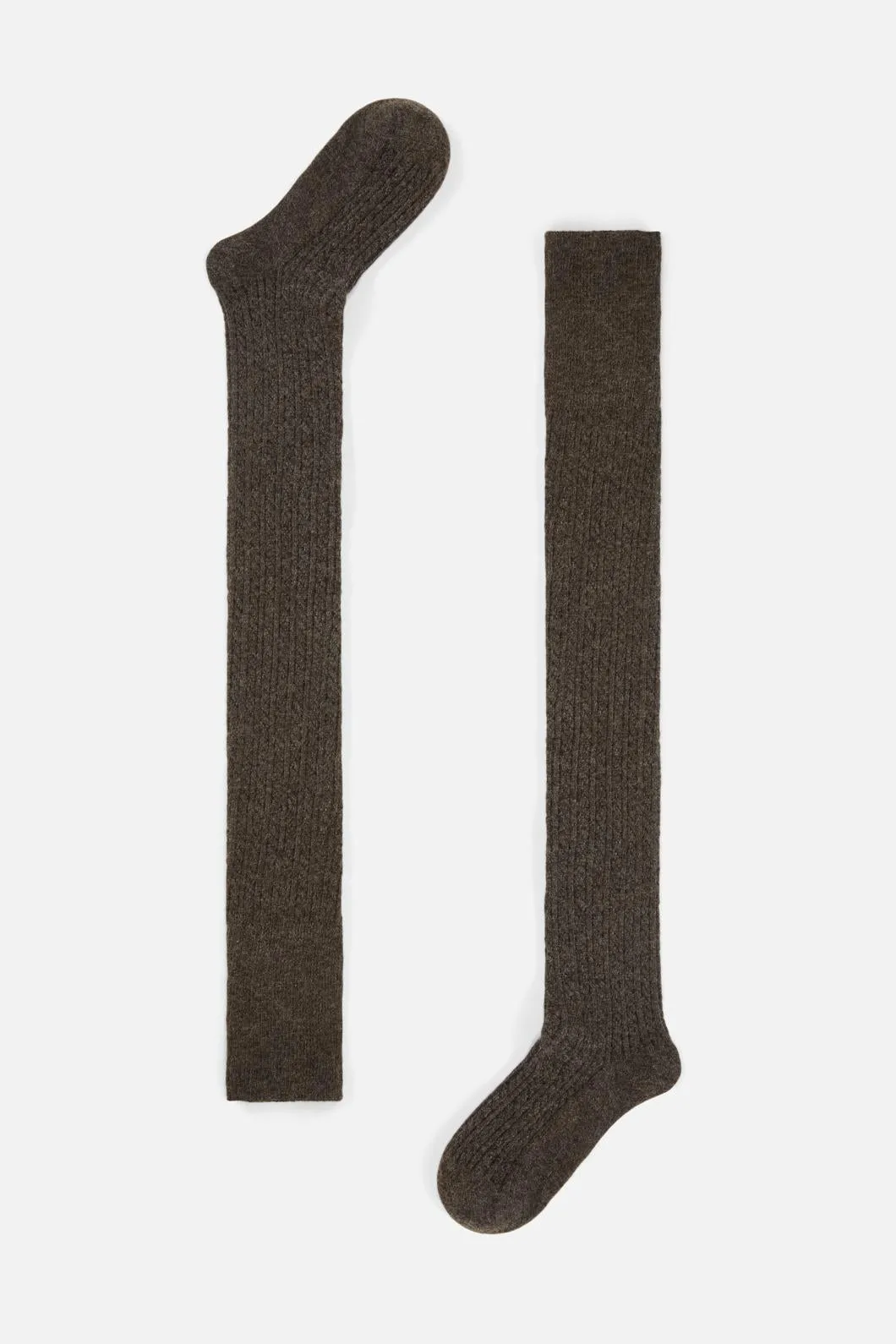 Grey Over The Knee Socks sold by Princess Highway