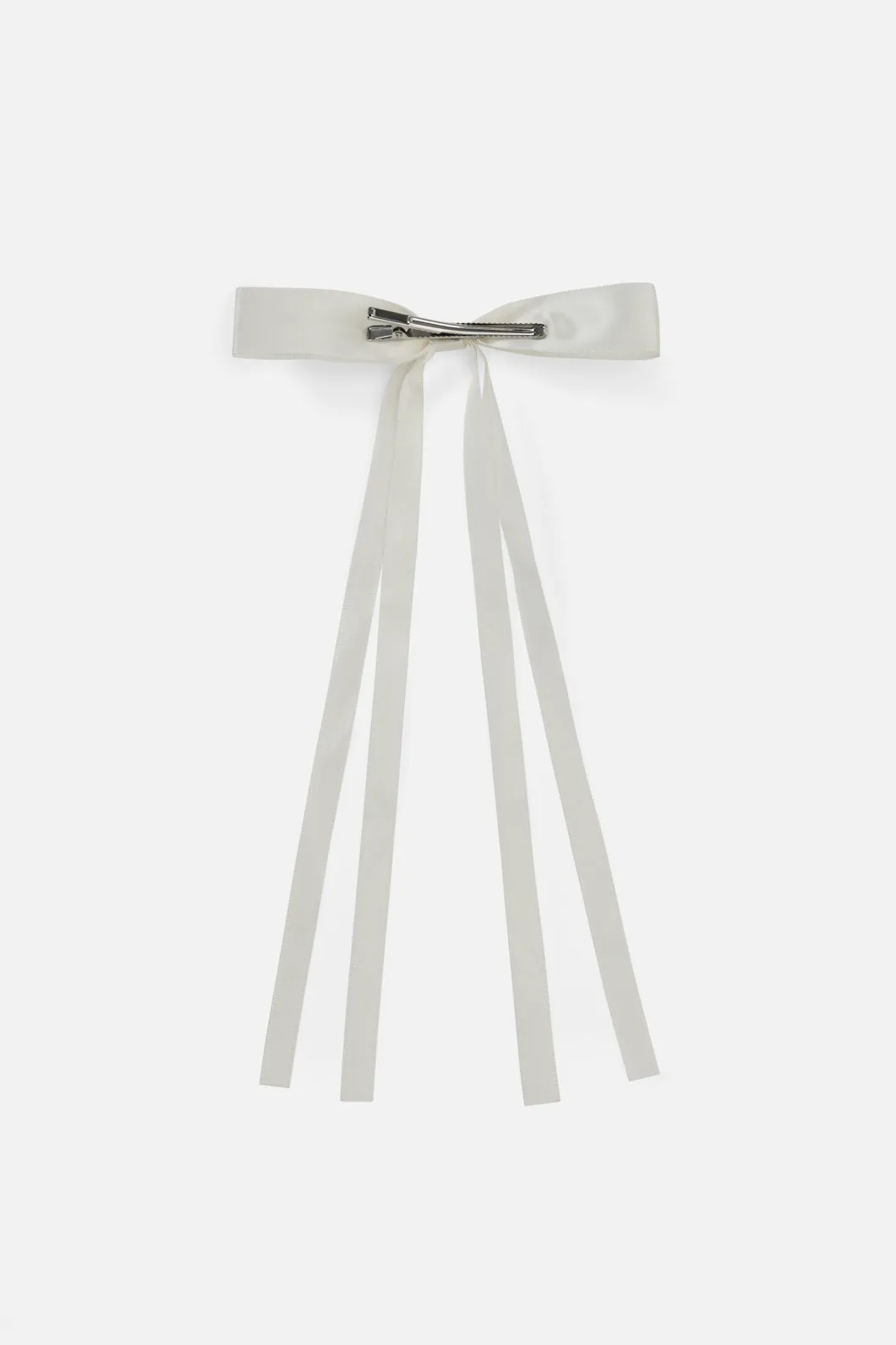 Cream Thin Bow Clip sold by Princess Highway product image thumbnail 3
