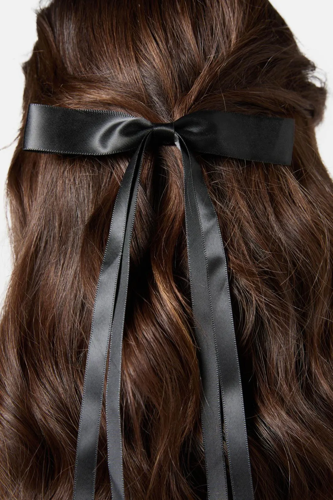 Black Thin Bow Clip sold by Princess Highway
