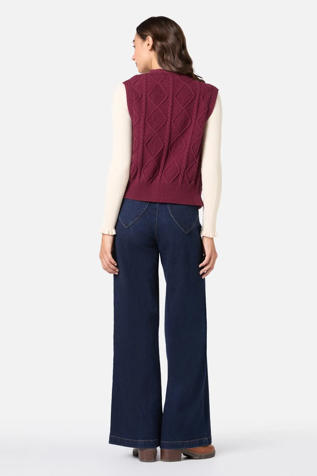 Milena Cable Knit Vest sold by Princess Highway product image thumbnail 5