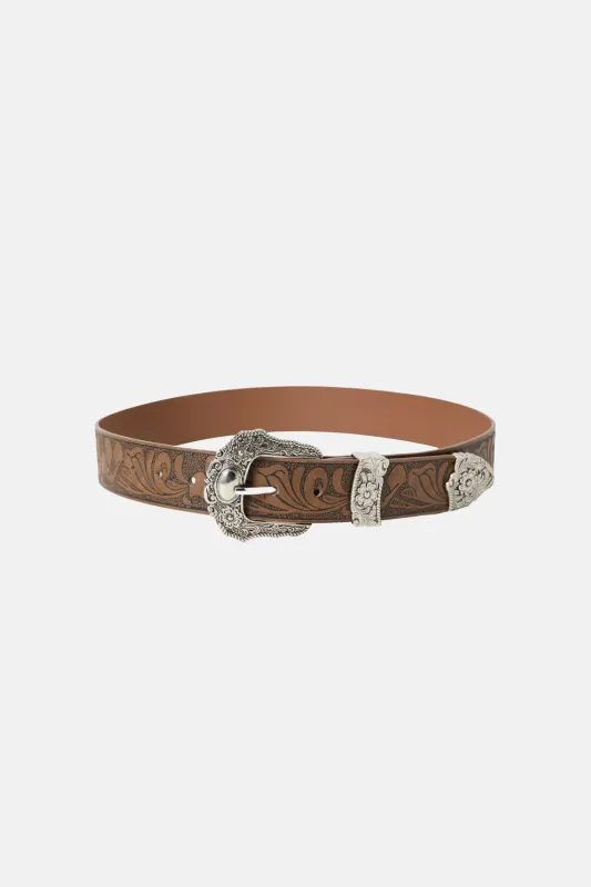 Embossed Buckle Belt sold by Princess Highway