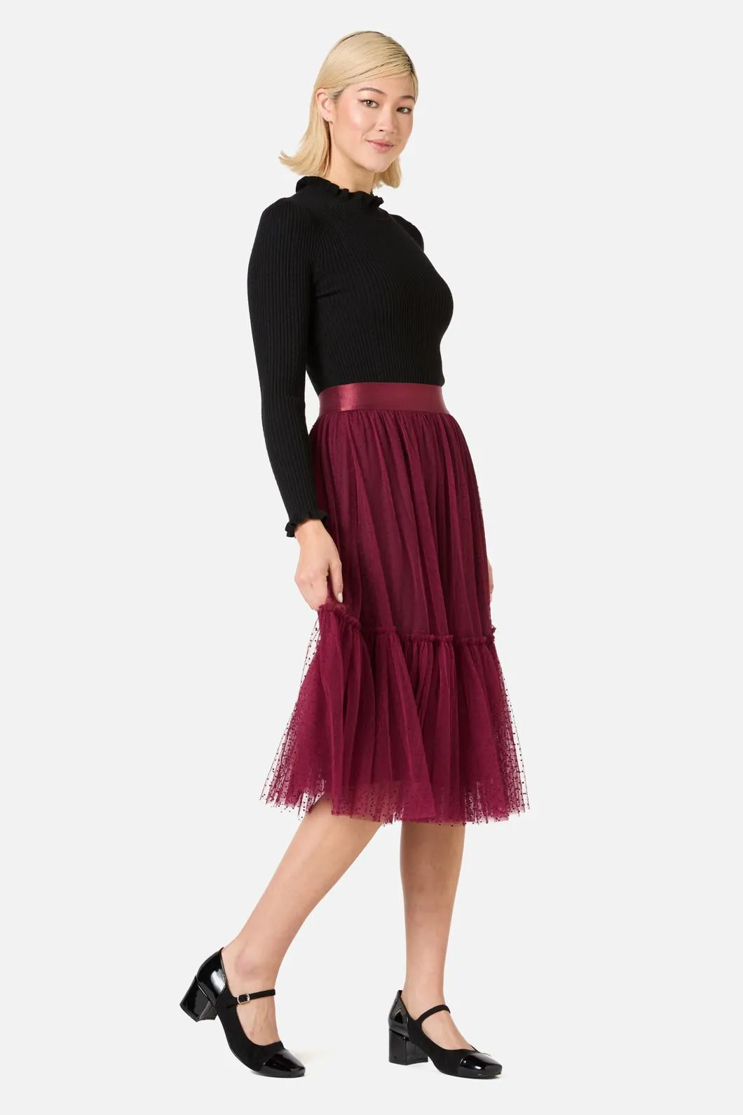 Keira Tulle Midi Skirt sold by Princess Highway product image thumbnail 3
