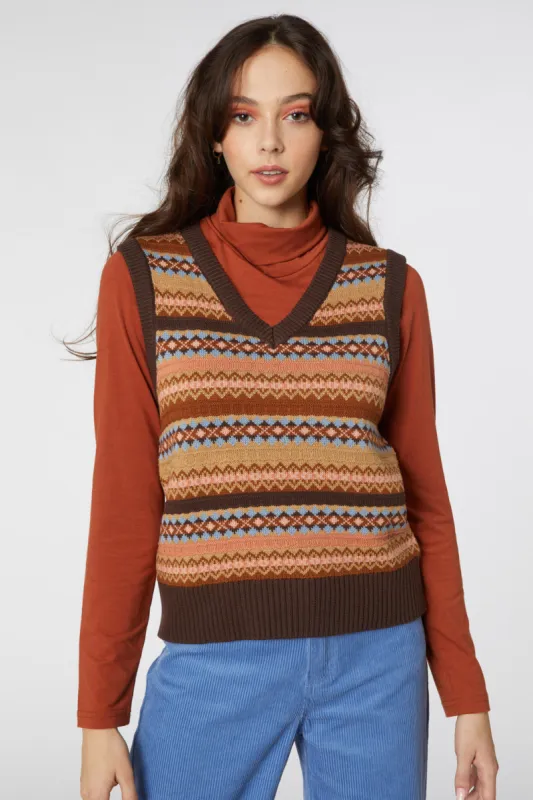 Fairisle Vest sold by Princess Highway