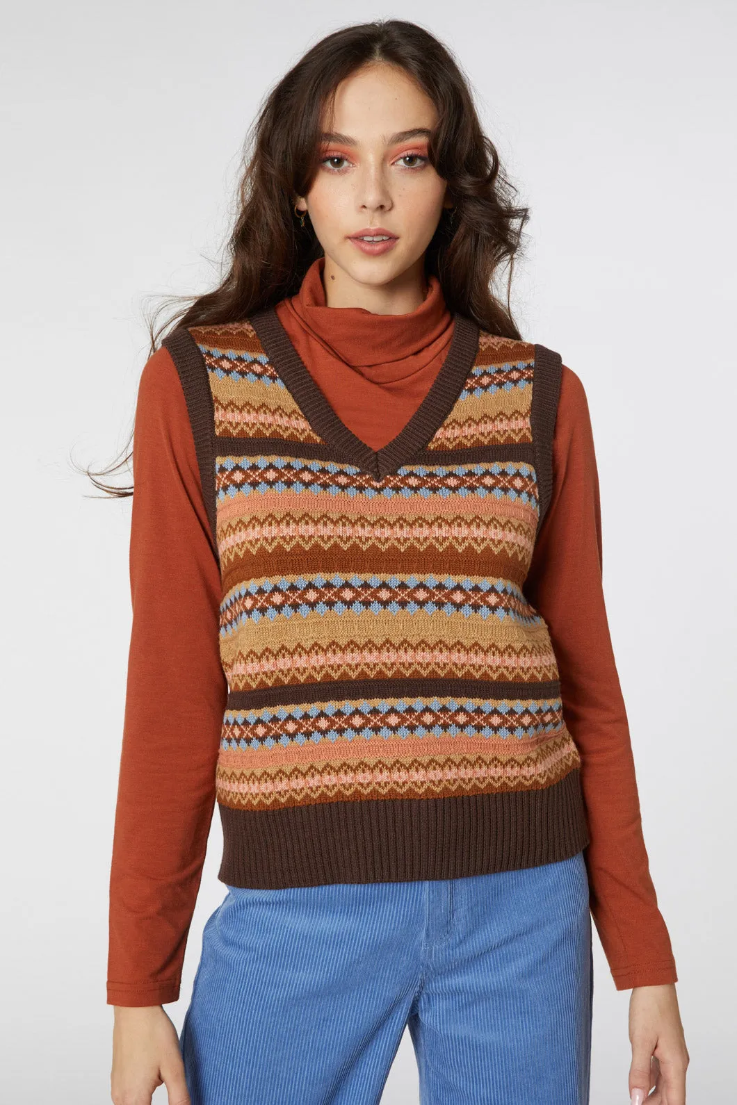 Fairisle Vest sold by Princess Highway