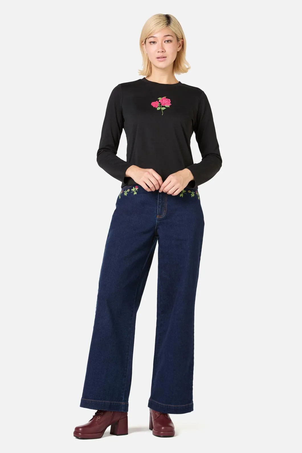 Rose Long Sleeve Printed Tee sold by Princess Highway product image thumbnail 2