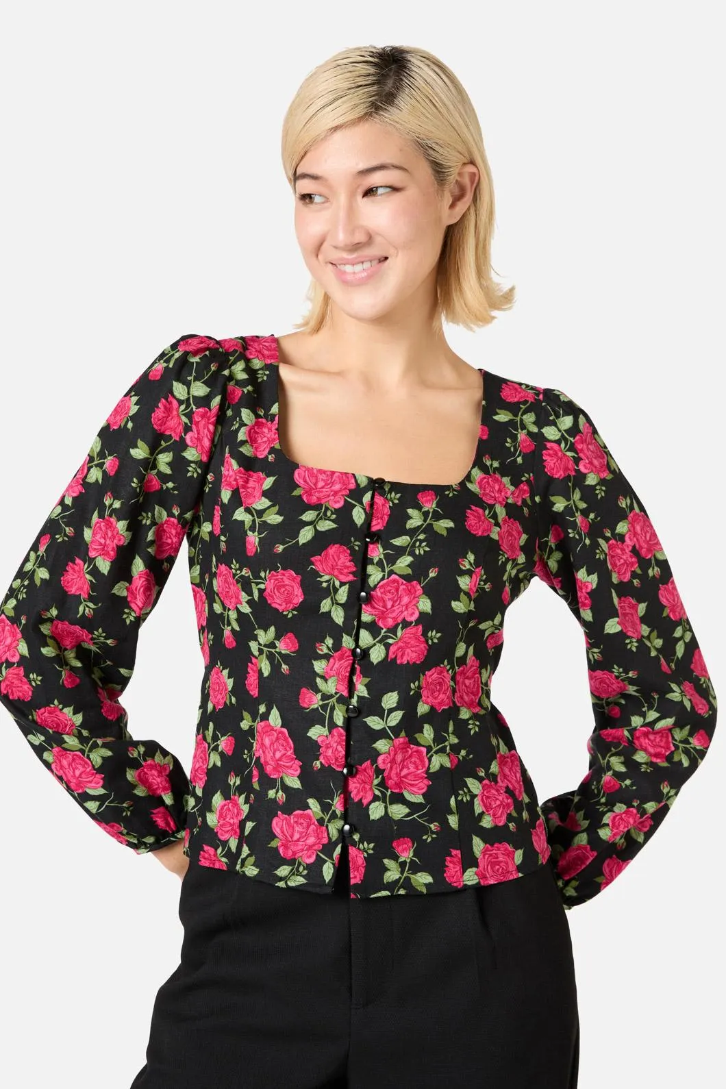 Winter Rose Blouse Top sold by Princess Highway