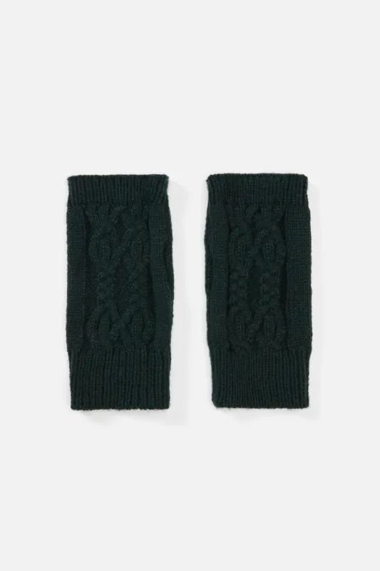 Dark Teal Fingerless Gloves sold by Princess Highway