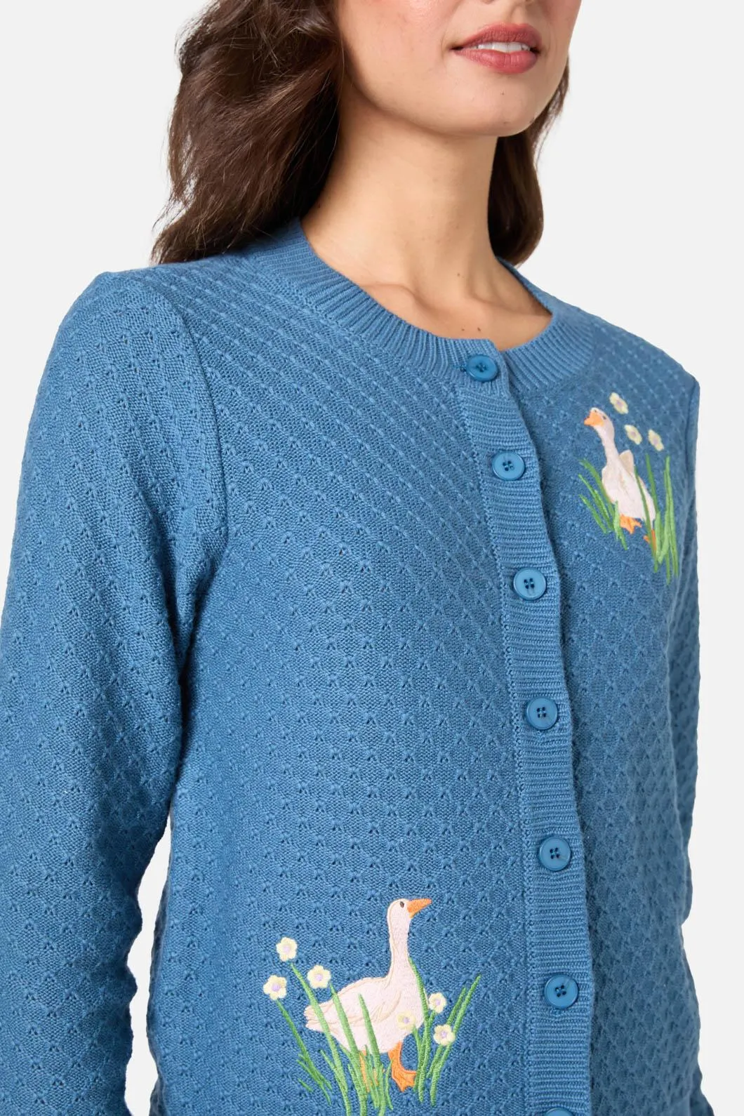 Goose Embroidered Cardigan sold by Princess Highway product image thumbnail 5