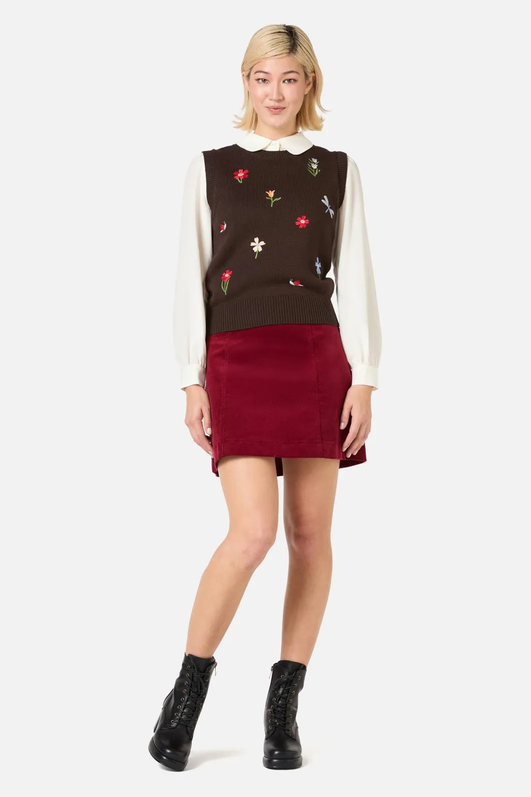 Garden Embroidered Knit Vest sold by Princess Highway product image thumbnail 2