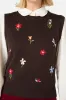 Garden Embroidered Knit Vest sold by Princess Highway