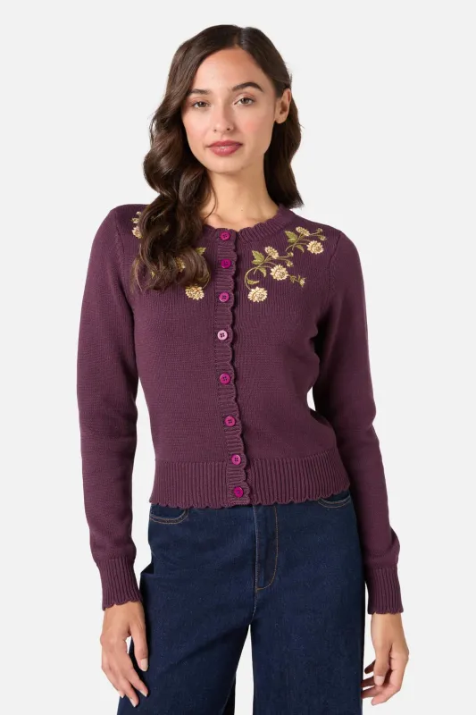 Esmerelda Embroidered Cardigan sold by Princess Highway