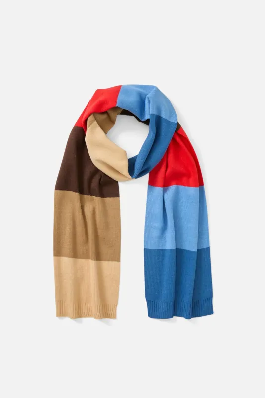 Blue Striped Knit Scarf sold by Princess Highway