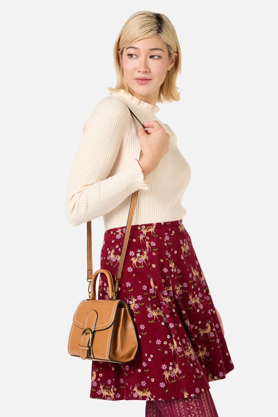 Tan Buckle Handbag sold by Princess Highway