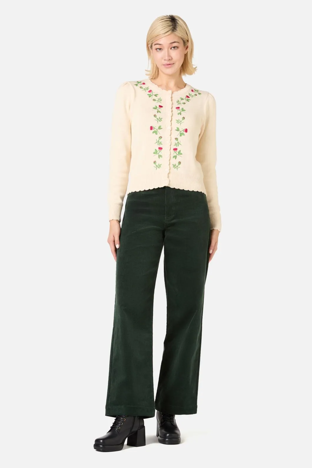 Rose Bud Embroidered Cardigan sold by Princess Highway product image thumbnail 2