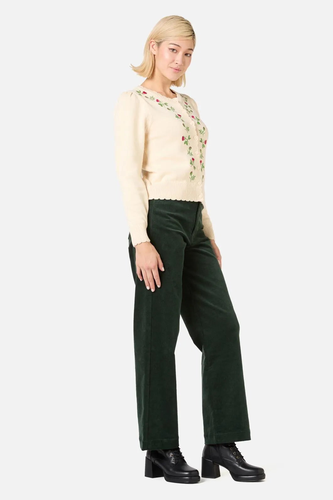 Rose Bud Embroidered Cardigan sold by Princess Highway product image thumbnail 3