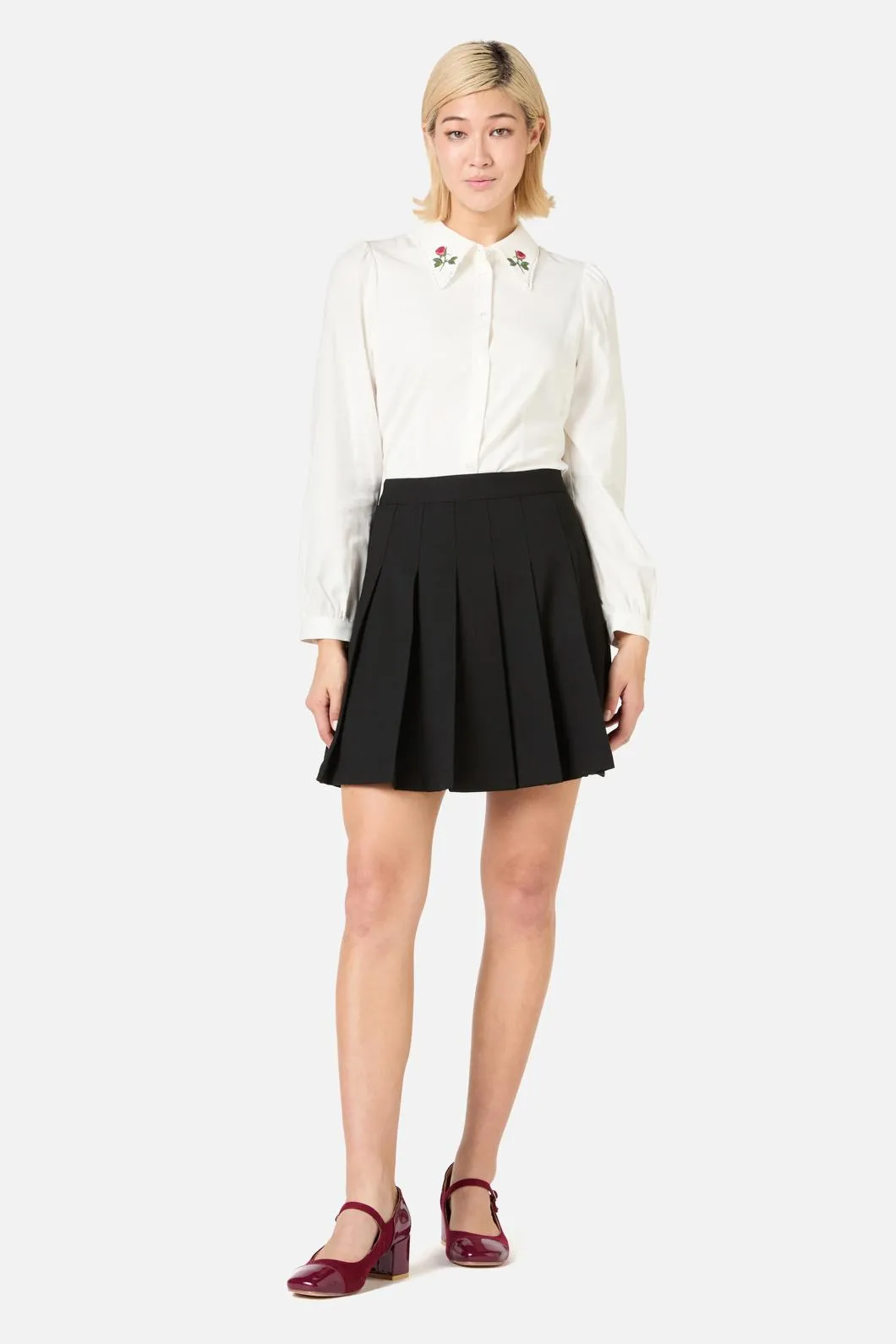 Briony Pleated Mini Skirt sold by Princess Highway