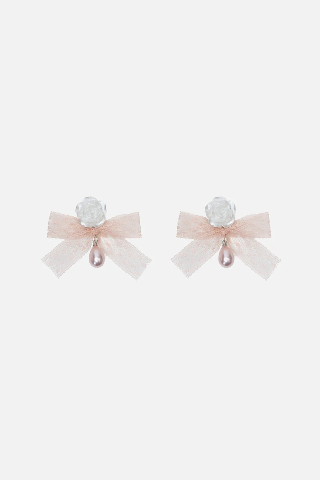 Bow Rose & Pearl Earrings sold by Princess Highway