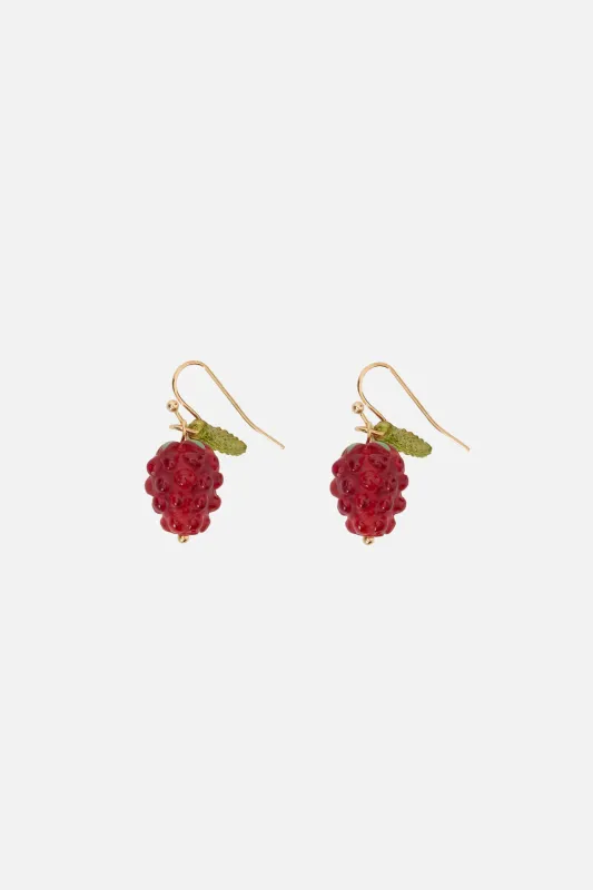 Raspberry Earrings sold by Princess Highway