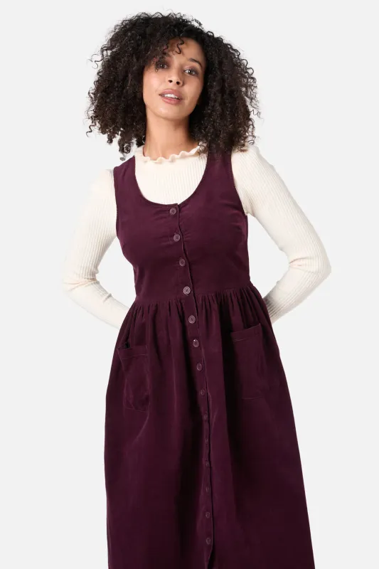 Demi Cord Pinafore Dress sold by Princess Highway