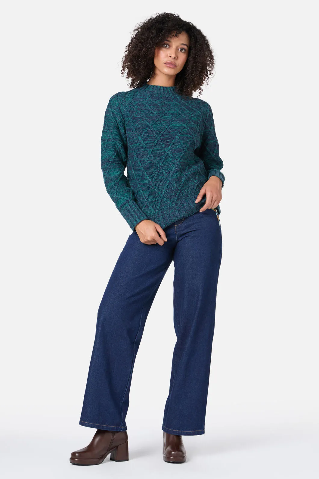 Demi Diamond Knit Jumper sold by Princess Highway product image thumbnail 2