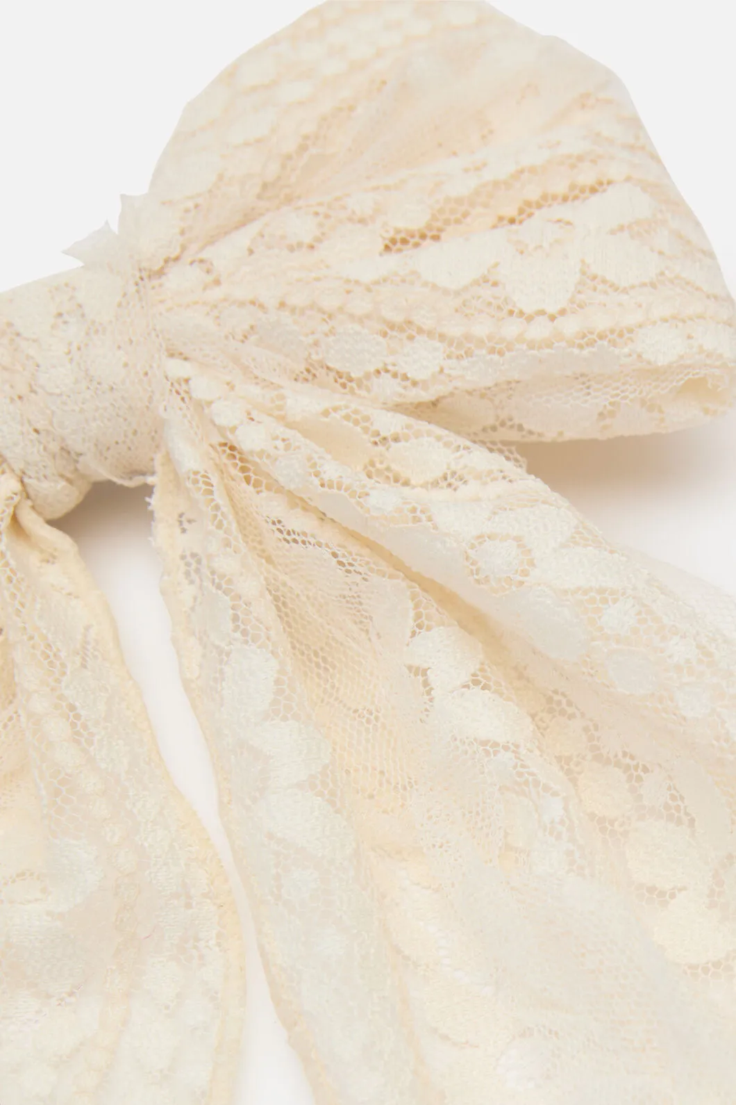 Cream Lacey Bow Clip sold by Princess Highway product image thumbnail 3