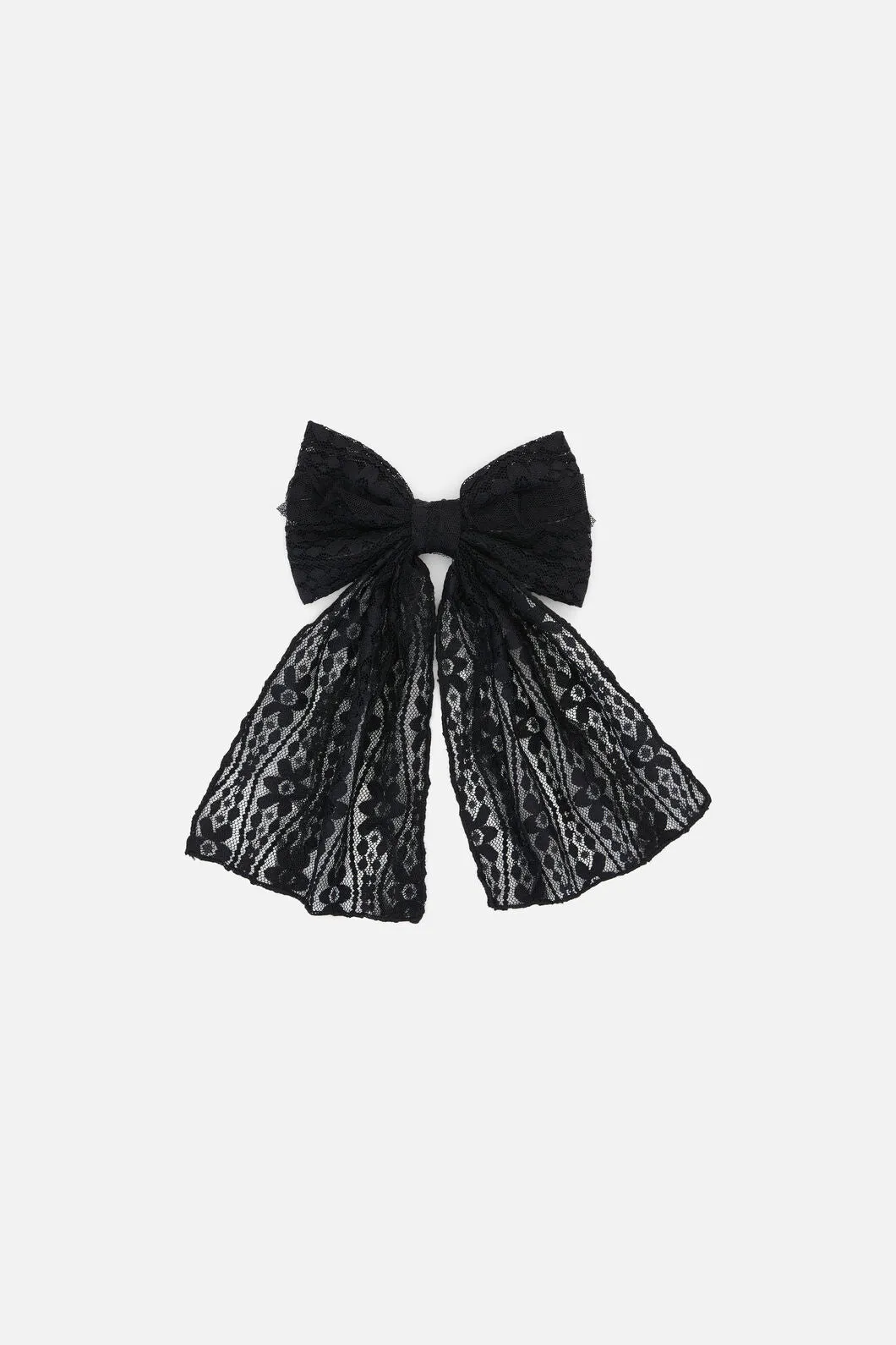 Black Lacey Bow Clip sold by Princess Highway