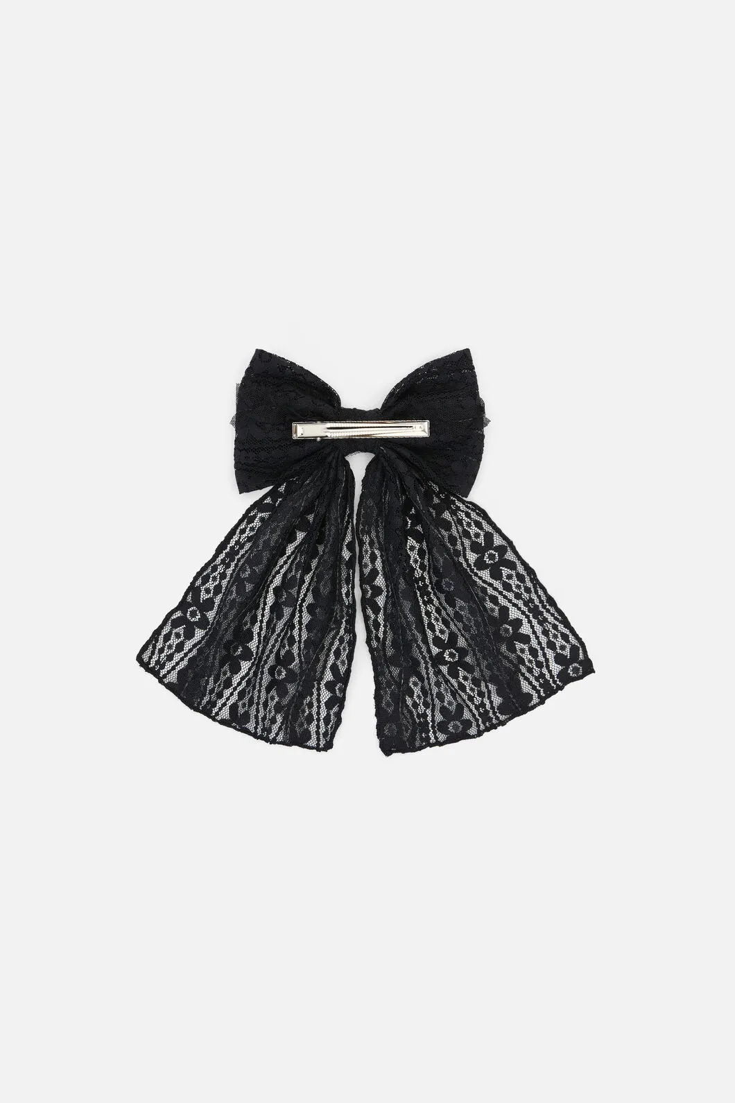 Black Lacey Bow Clip sold by Princess Highway product image thumbnail 2