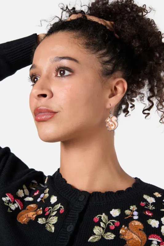 Squirrel Cute Earrings sold by Princess Highway