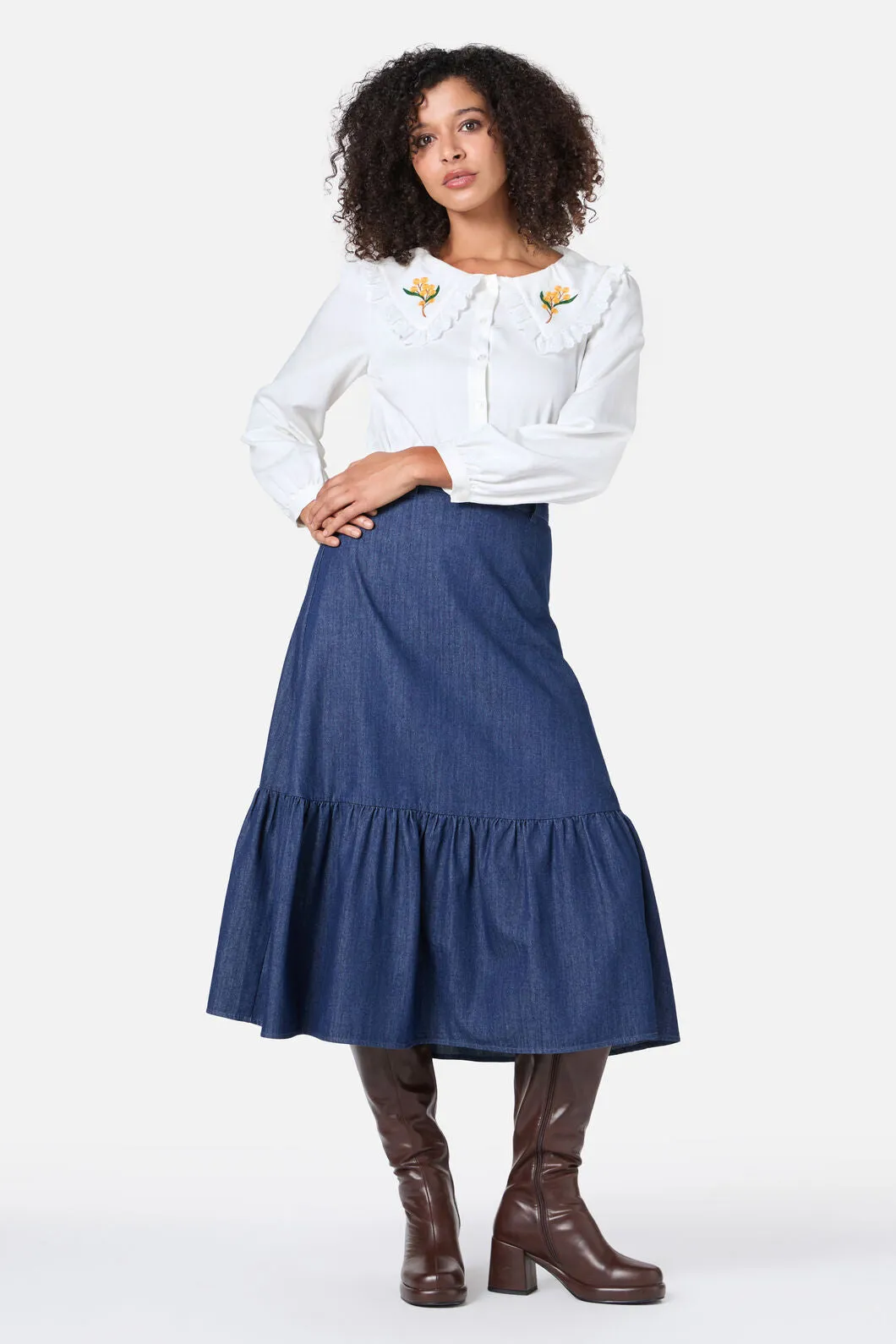 Wattle Embroidered Blouse sold by Princess Highway product image thumbnail 3