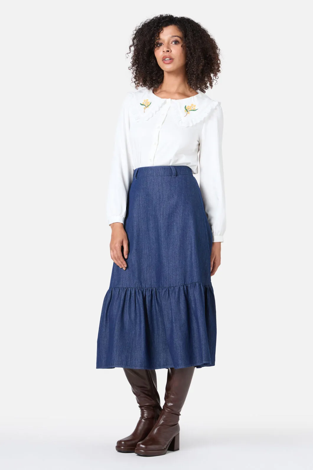 Wattle Embroidered Blouse sold by Princess Highway product image thumbnail 4