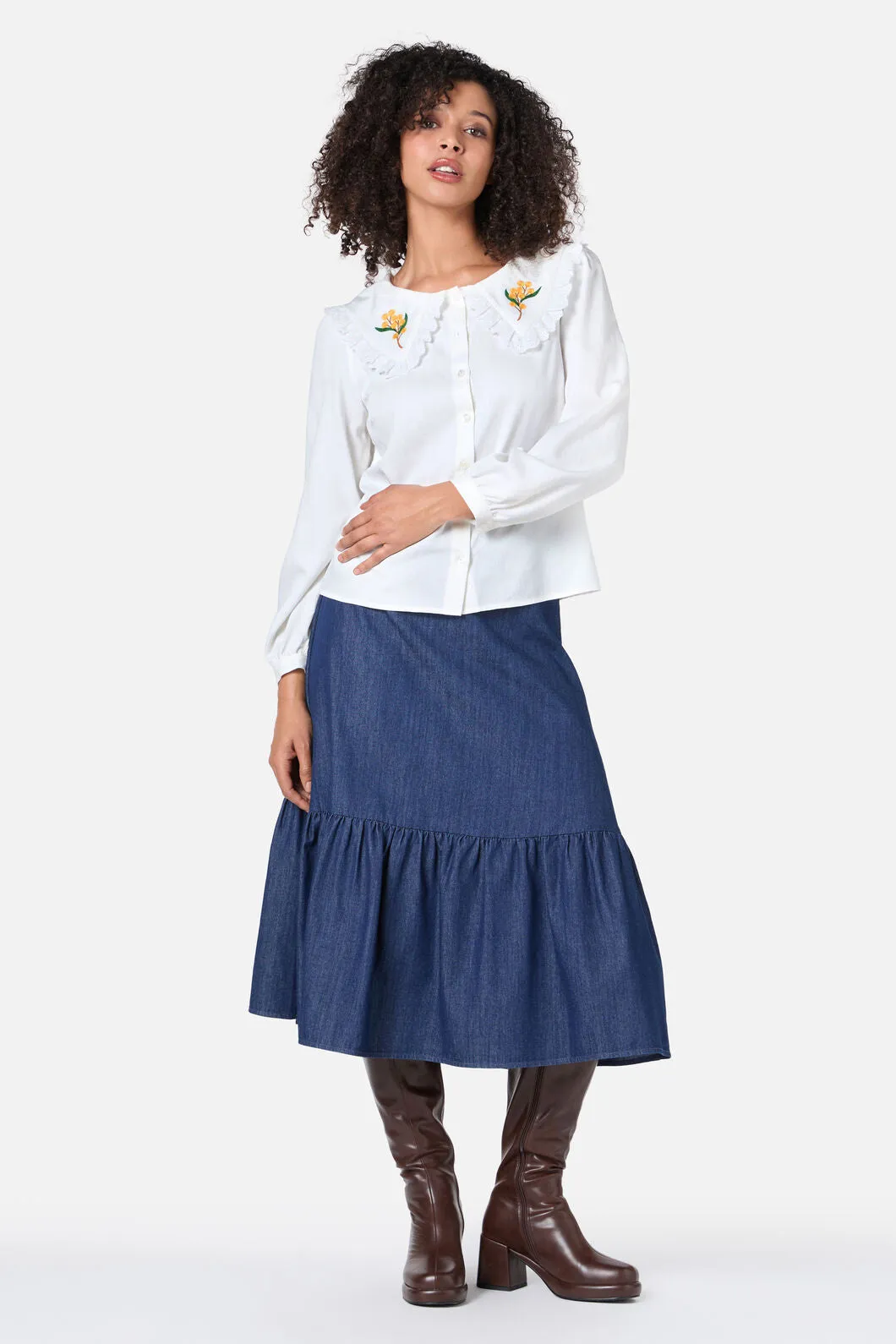 Wattle Embroidered Blouse sold by Princess Highway product image thumbnail 2