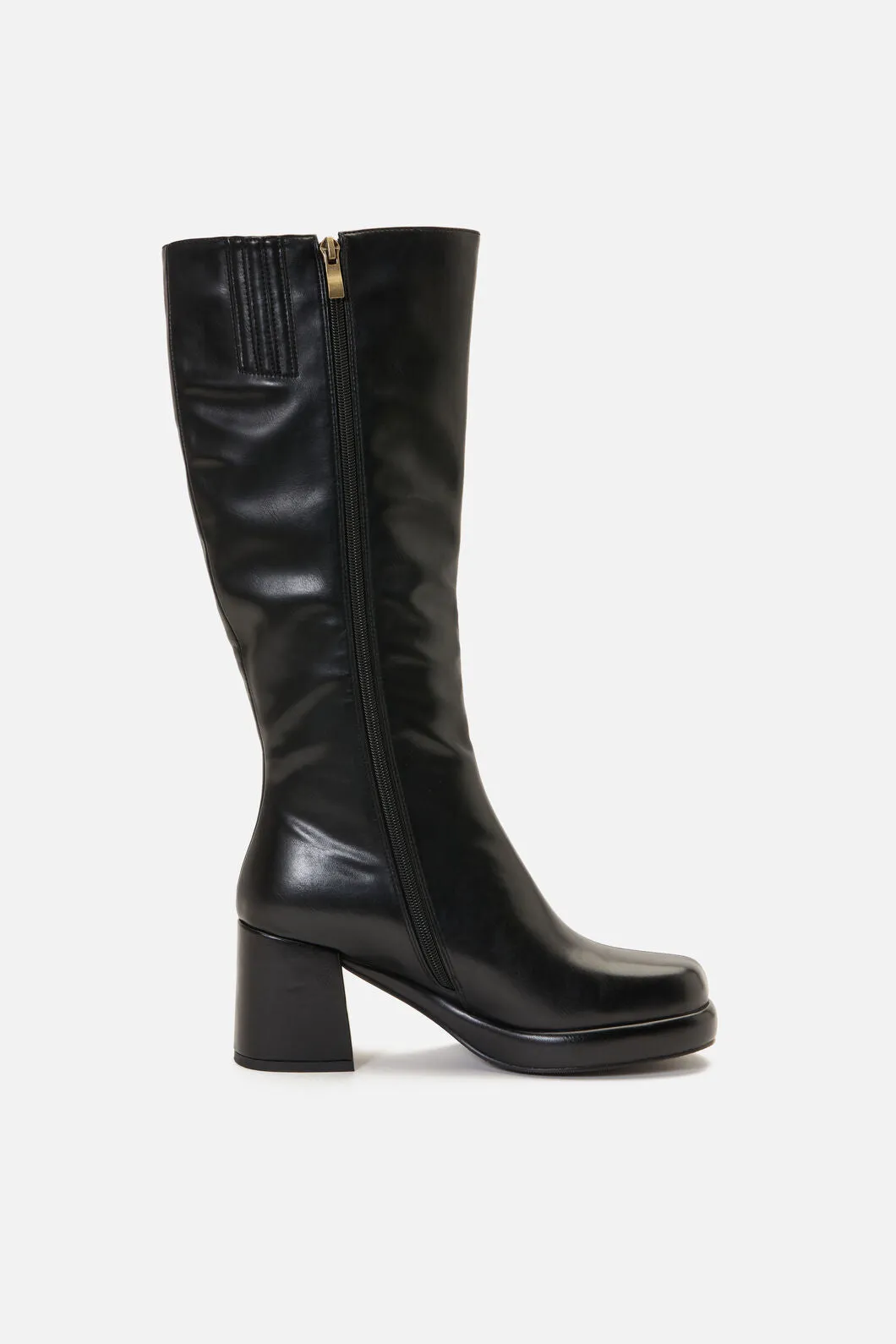 Black Knee High Boot sold by Princess Highway product image thumbnail 3