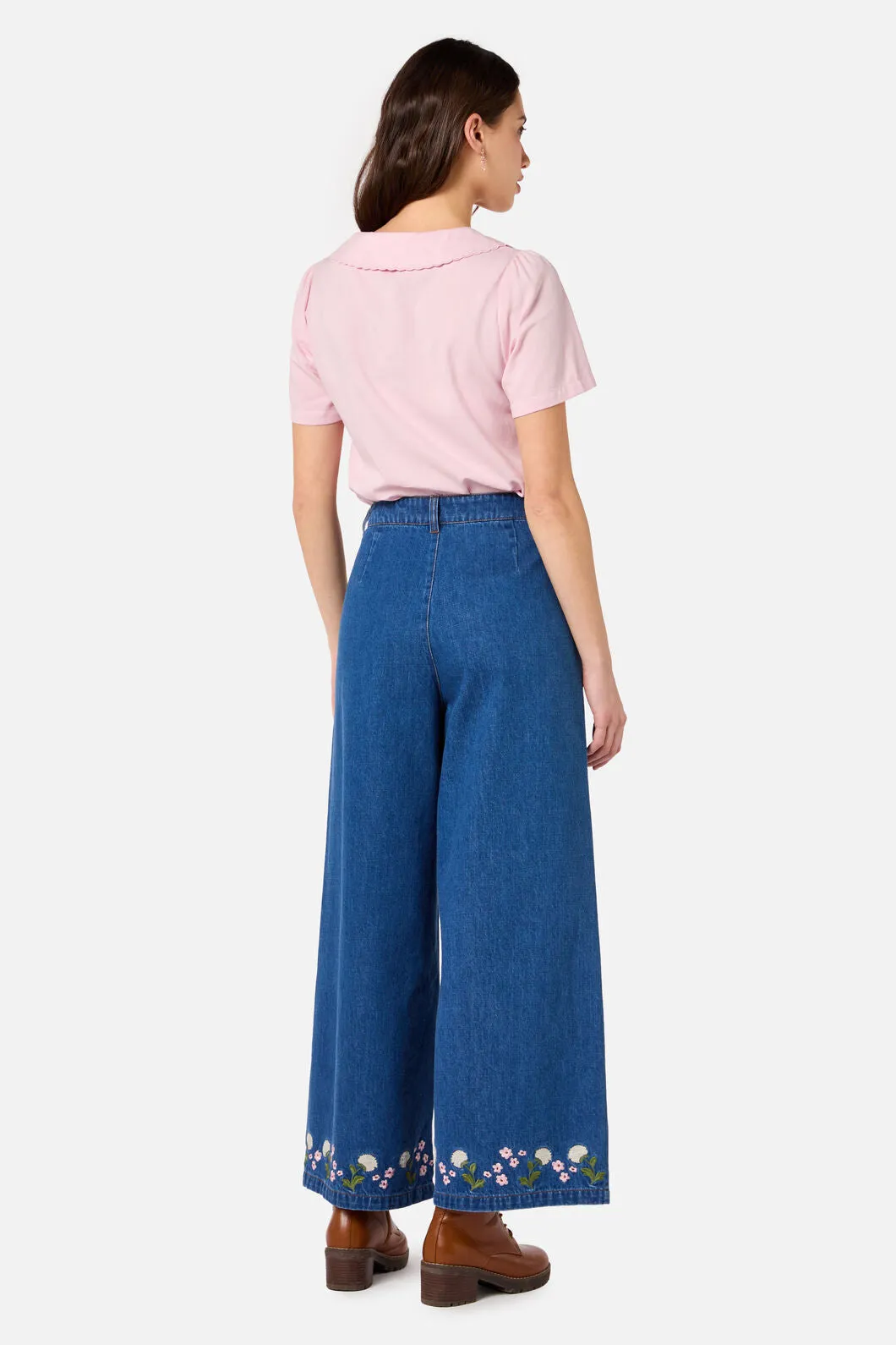 Dandelions Emb Denim Culotte sold by Princess Highway product image thumbnail 4