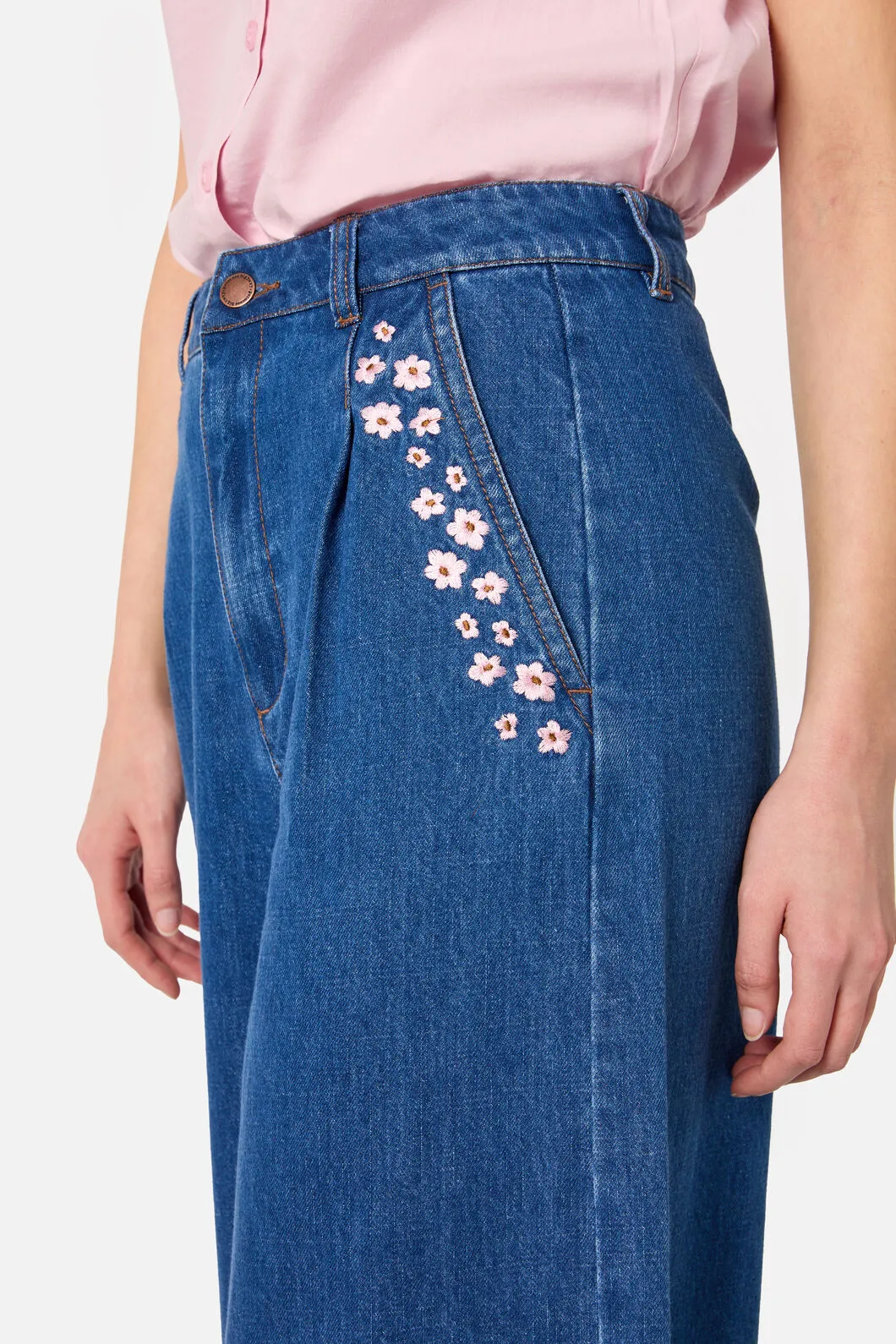 Dandelions Emb Denim Culotte sold by Princess Highway product image thumbnail 5