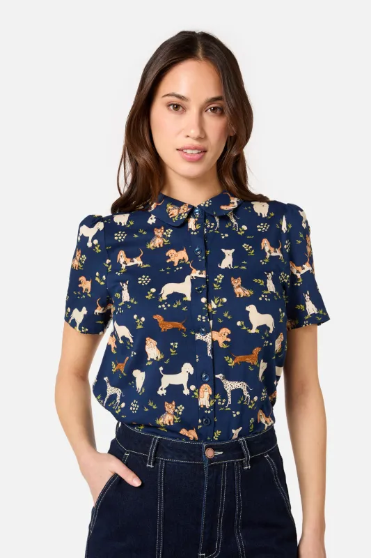 Cute Dogs Blouse sold by Princess Highway