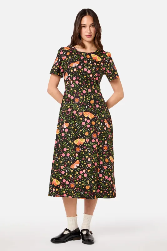 Folk Art Midi Dress sold by Princess Highway