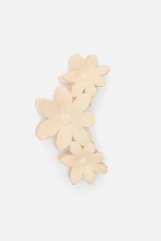 Cream Daisy Claw Clip sold by Princess Highway