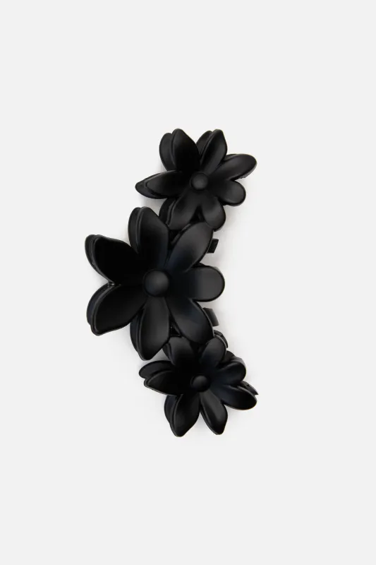 Black Daisy Claw Clip sold by Princess Highway