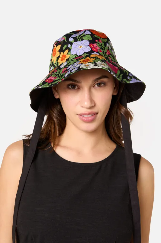 Floral Field Reversible Hat sold by Princess Highway