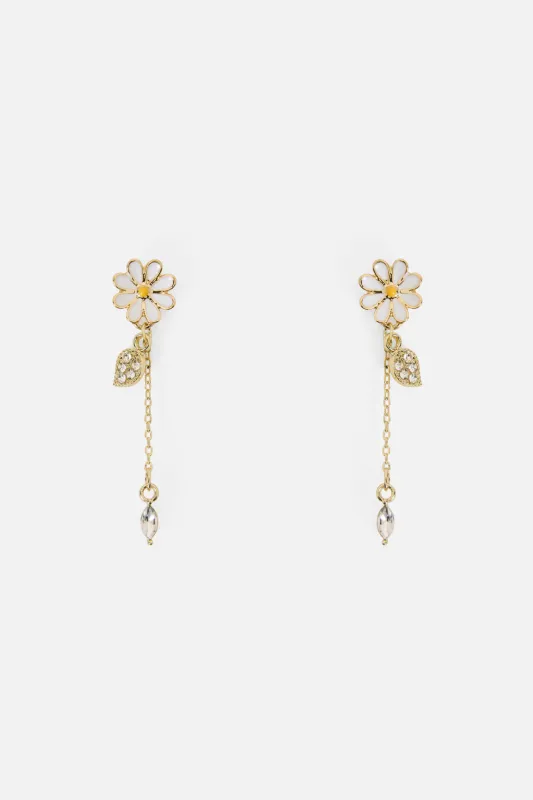 Daisy & Butterfly Drop Earring sold by Princess Highway